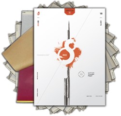 Vedere dettagli per S8 RED STENCIL PAPER Immagine di S8 RED STENCIL PAPER